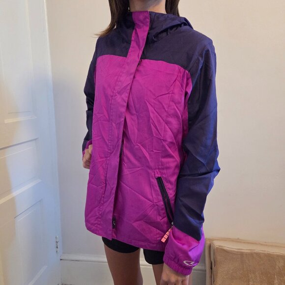 Champion Girls all weather jacket Fuscia Purple Size Xl (14-16) - Picture 1 of 5